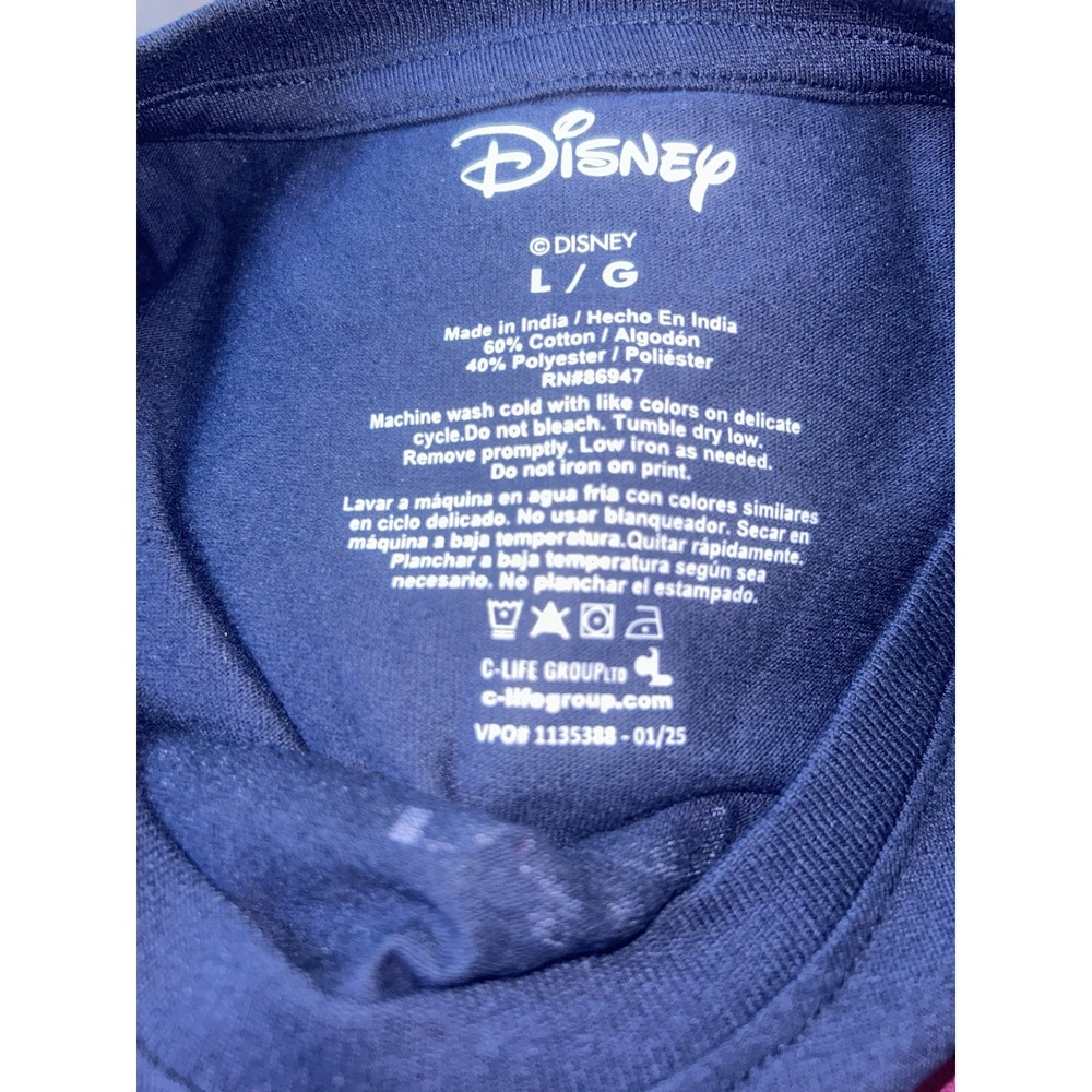 Disney Thats So Raven Graphic T-Shirt Navy Blue Psychic In The House Large Y2K - Picture 4 of 5